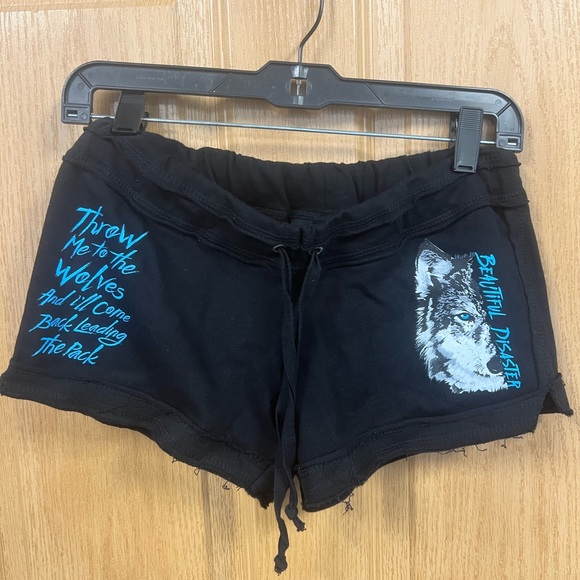 Beautiful Disaster Pants - 🖤🩵Beautiful Disaster Shorts